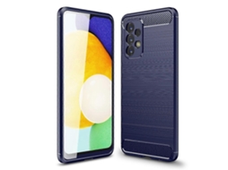 Capa De Celular De Fibra De Carbono Tpu Com Textura Escovada Para Samsung Galaxy A23 5g