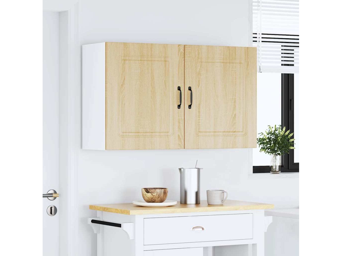 Vidaxl Armários De Parede Para Cozinha, 2 Peças, Kalmar, Madeira De Carvalho Sonoma Engenheirada