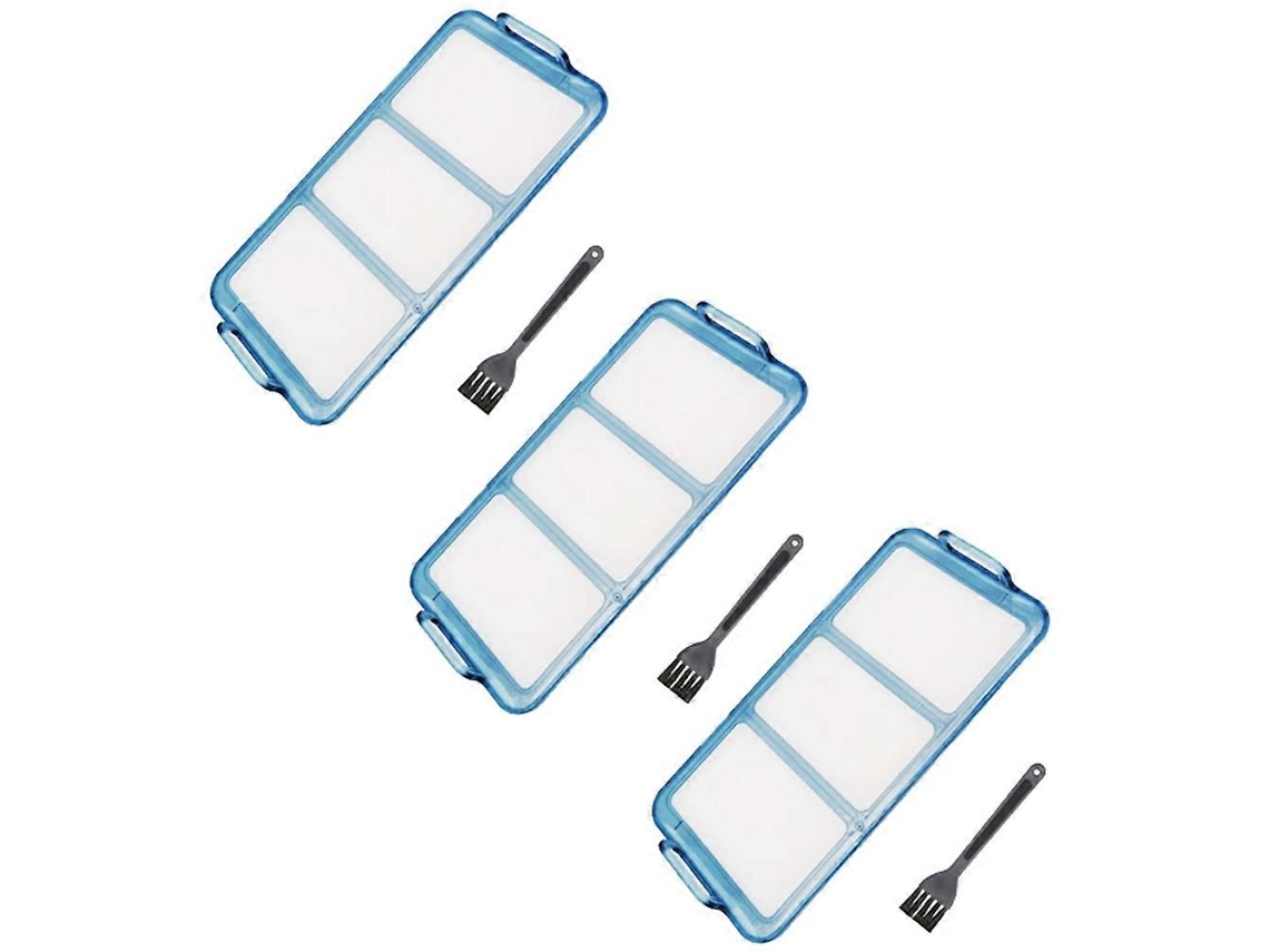 Conjunto De 3 Filtros Primários De Reposição Para Aspiradores Robô Eufy Robovac 11s, Robovac 30 E Robovac 30c. Acessórios Inclusos._ptg