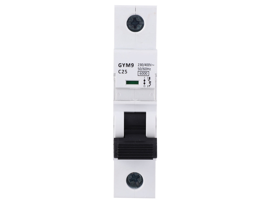 Disjuntor Minicomponente Mcb Proteção de Circuito 230/400vac 25a