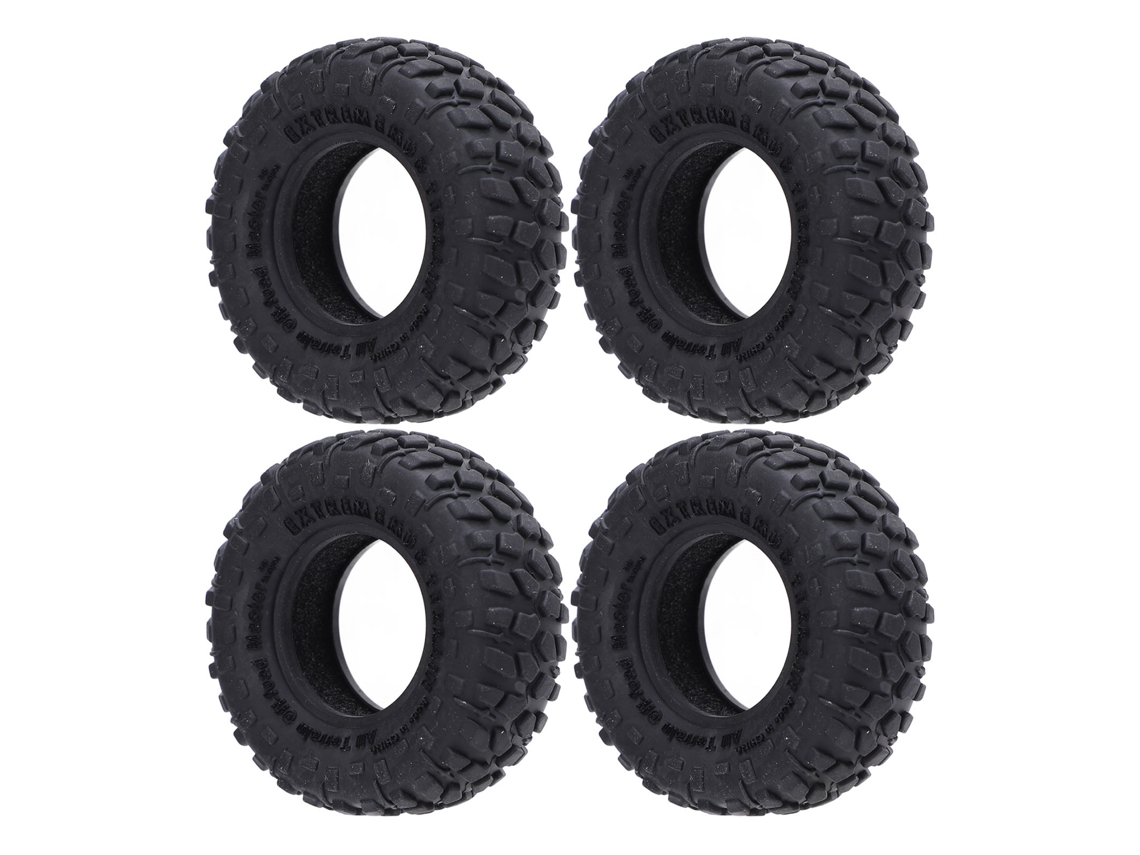 Pneus RC 1.0 Polegada Borracha Axial Scx24 FMS Fcx24 S/MARCA