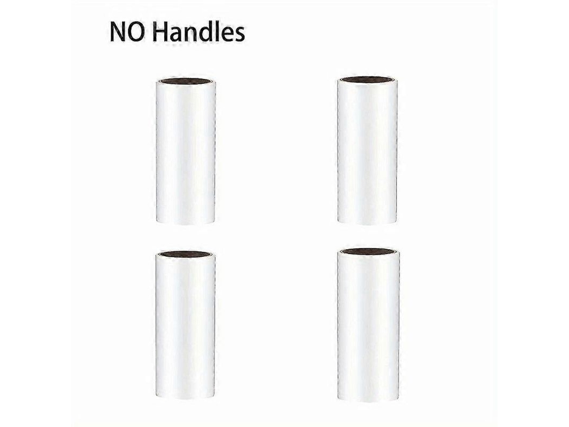 Fasst - Pacote com 480 folhas, 8 rolos adesivos extra fortes com 2 cabos para remoção de pelos de animais, 60 folhas cada, manual, plástico