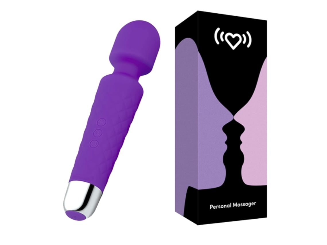 Vibrador De Varinha Lalamoli Ccr0317zzh41 Massagem De Varinha Pessoal Roxo