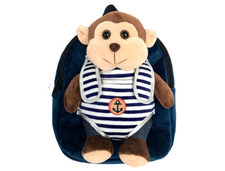 Mochila  Hug Me Peluche Mono 28cm