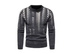 2026 jersey de Punto para Hombre Manga Larga Cuello Redondo Slim Fit Casual Suéter de Invierno