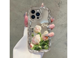 Capa Para Iphone 17 Air Com Estampa De Flor Colorida E Dissipação De Calor (somente A Capa).