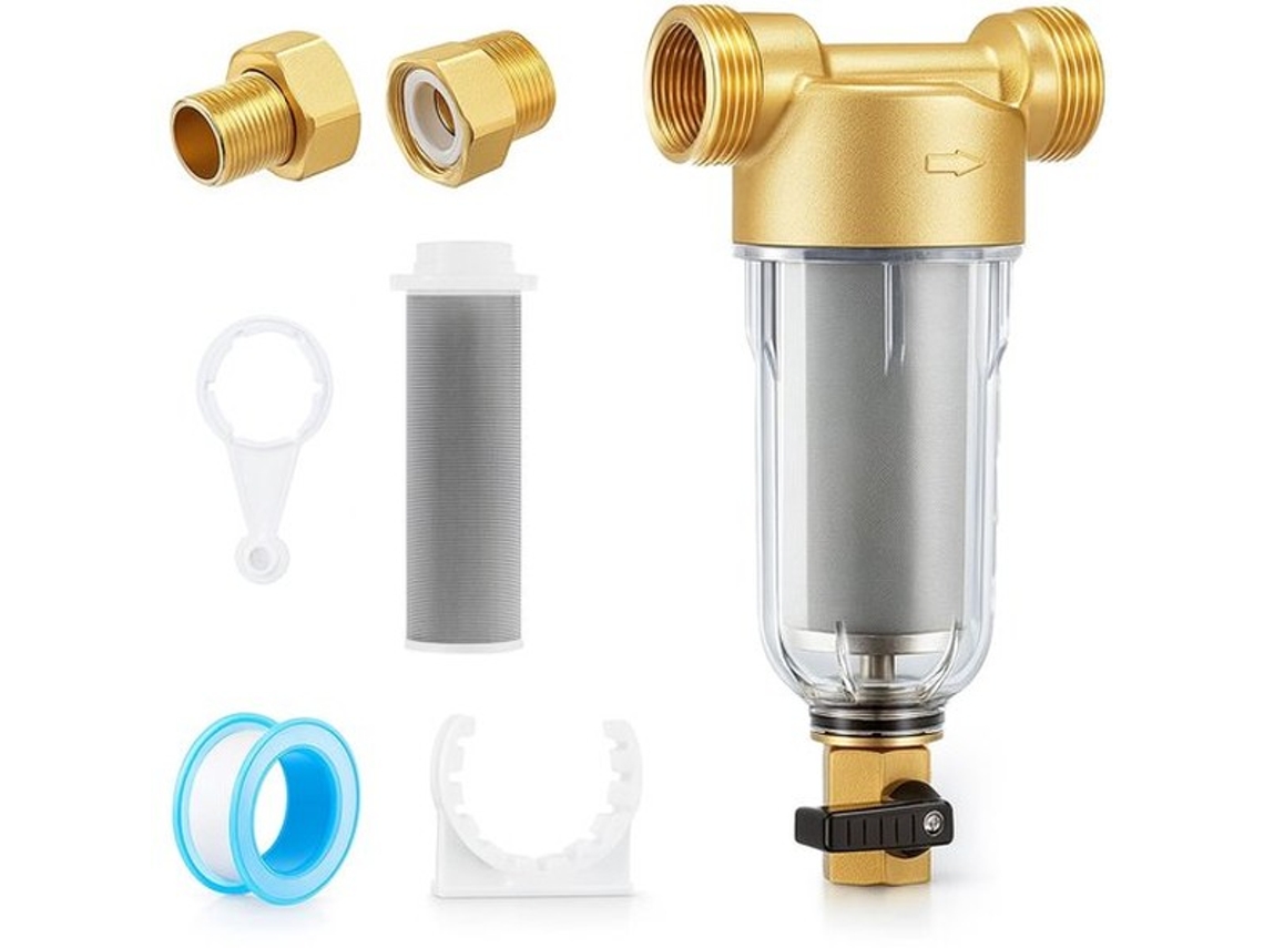 Escolha Sólida - Filtro De Água Reutilizável - Filtro De Água Para Torneira - Adaptador 1'' - G3/4'' Mnpt - Filtragem Da Água Para Beber - Serpente De Á