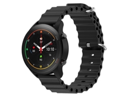 Pulseira De Silicone De Cor Sólida Estilo Oceano Para Xiaomi Mi Watch S1 Pro 22mm