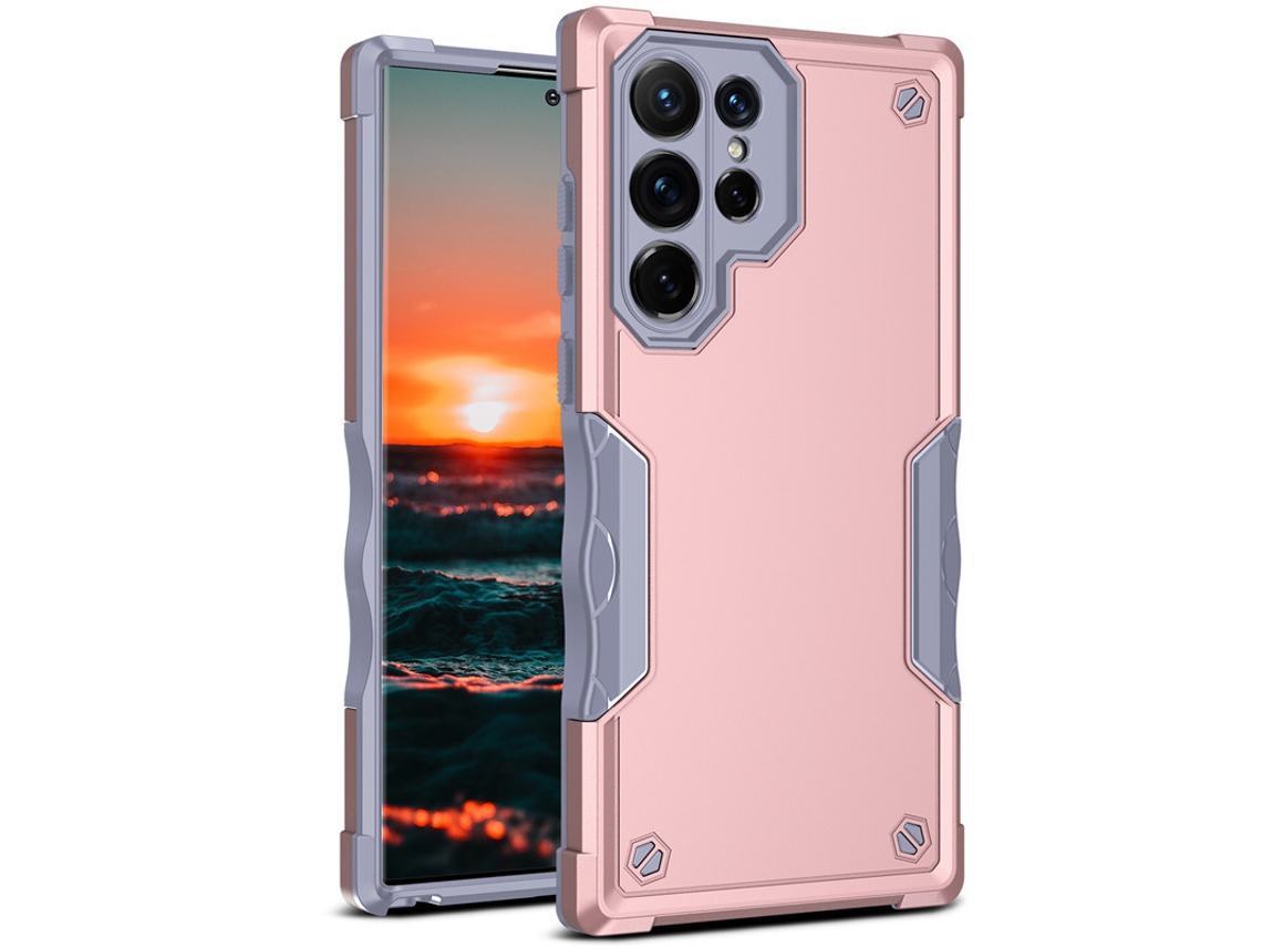 Capa Para Samsung Galaxy S25 Ultra Resistente A Quedas (ouro Rosa) Gertiz