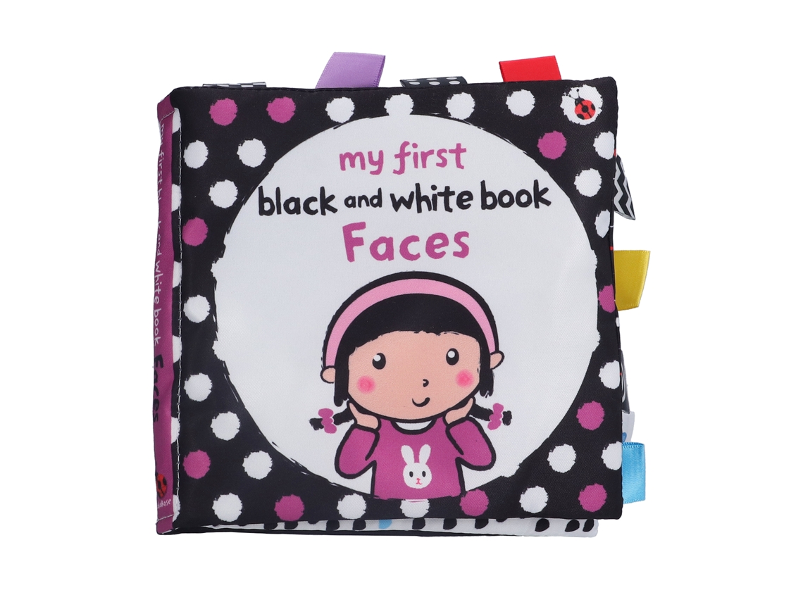 Mali brinquedo Livro de Tecido Suave para Bebê Estimulação Visual Educativo Presente 0 12 Meses