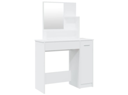Cômoda com Espelho 86,5x35x136 Cm Cor Branco MAISON EXCLUSIVE