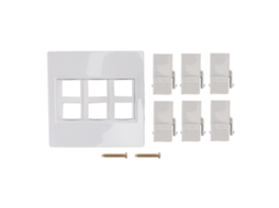 Aetheria placa de Parede Usb 3.0 com 6 Portas 5gbps para Carregamento e Transferência de Dados