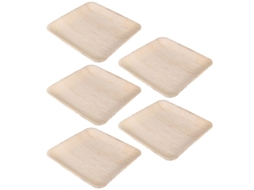 5pcs Pratos Degradáveis