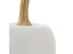 Figura Branca e Dourada