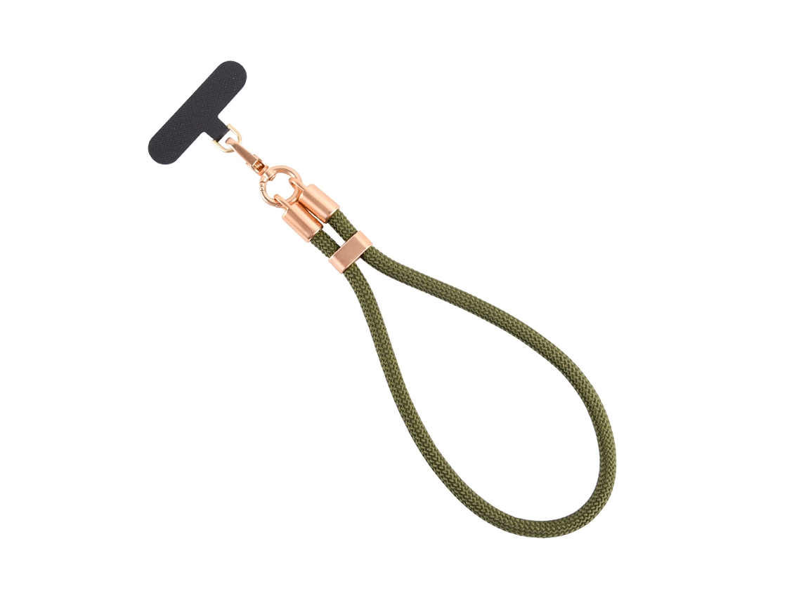 Qu-ladies Cordão Curto Para Celular, Capa Para Celular, Corrente Para Pendurar No Pulso, Poliéster