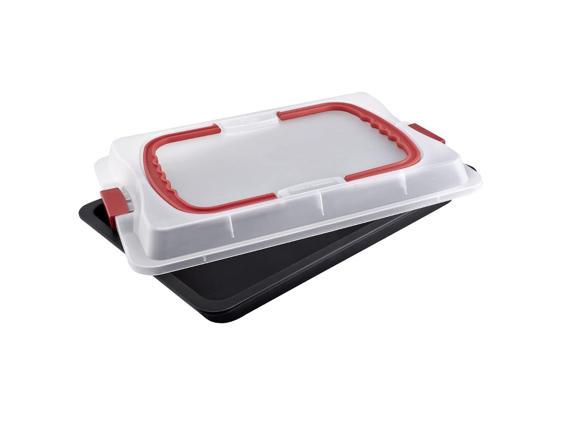 Assadeira DR. OETKER Bake & Go Com Tampa Aço (29x42x4cm)