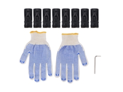 Abraçadeira de tubo tipo T de 28 mm (fabricada em aço laminado a frio, com batentes e porcas incluídos)