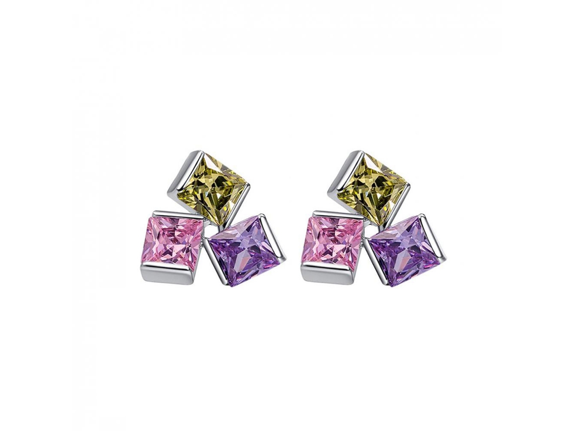 Brincos De Ouro Decoração Com Zircão Ideal Para Presente