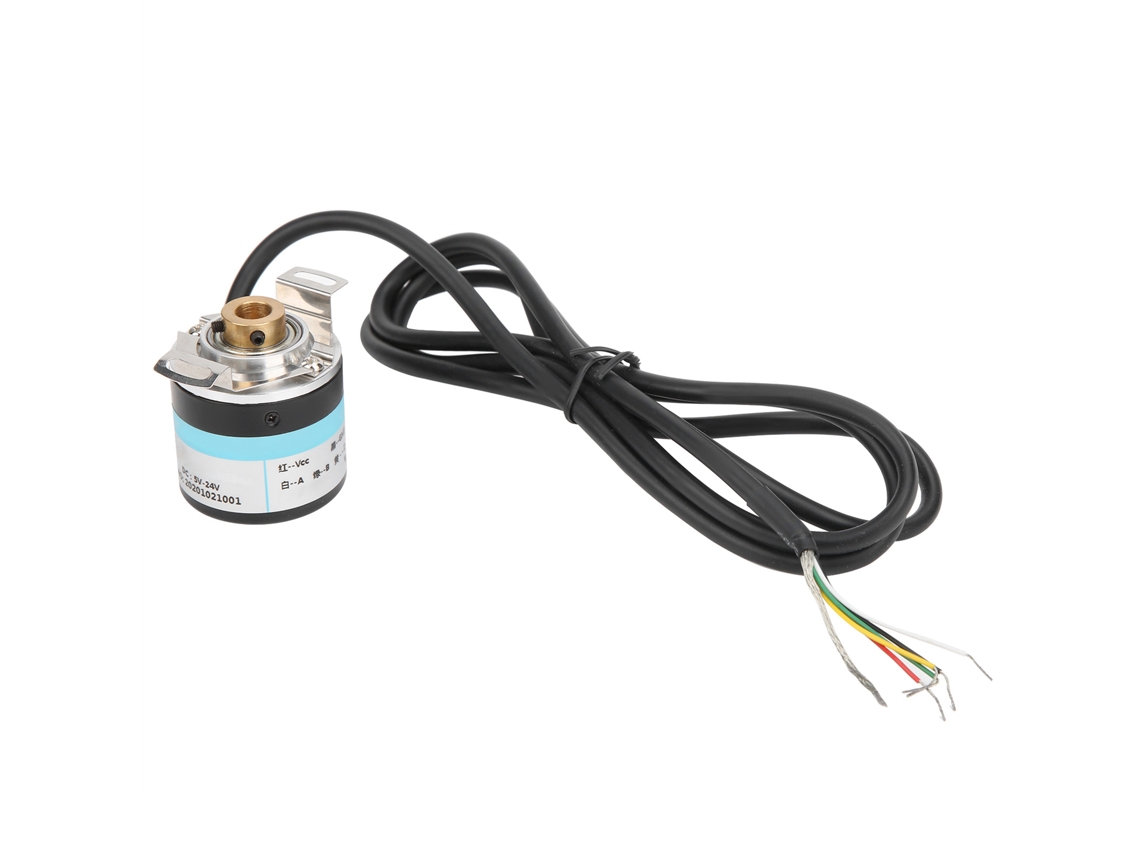 Codificador Motor Incremental Abz De 3 Fases Reductor Eje Medio Hueco 6mm Dc5-24v Equipo Industrial