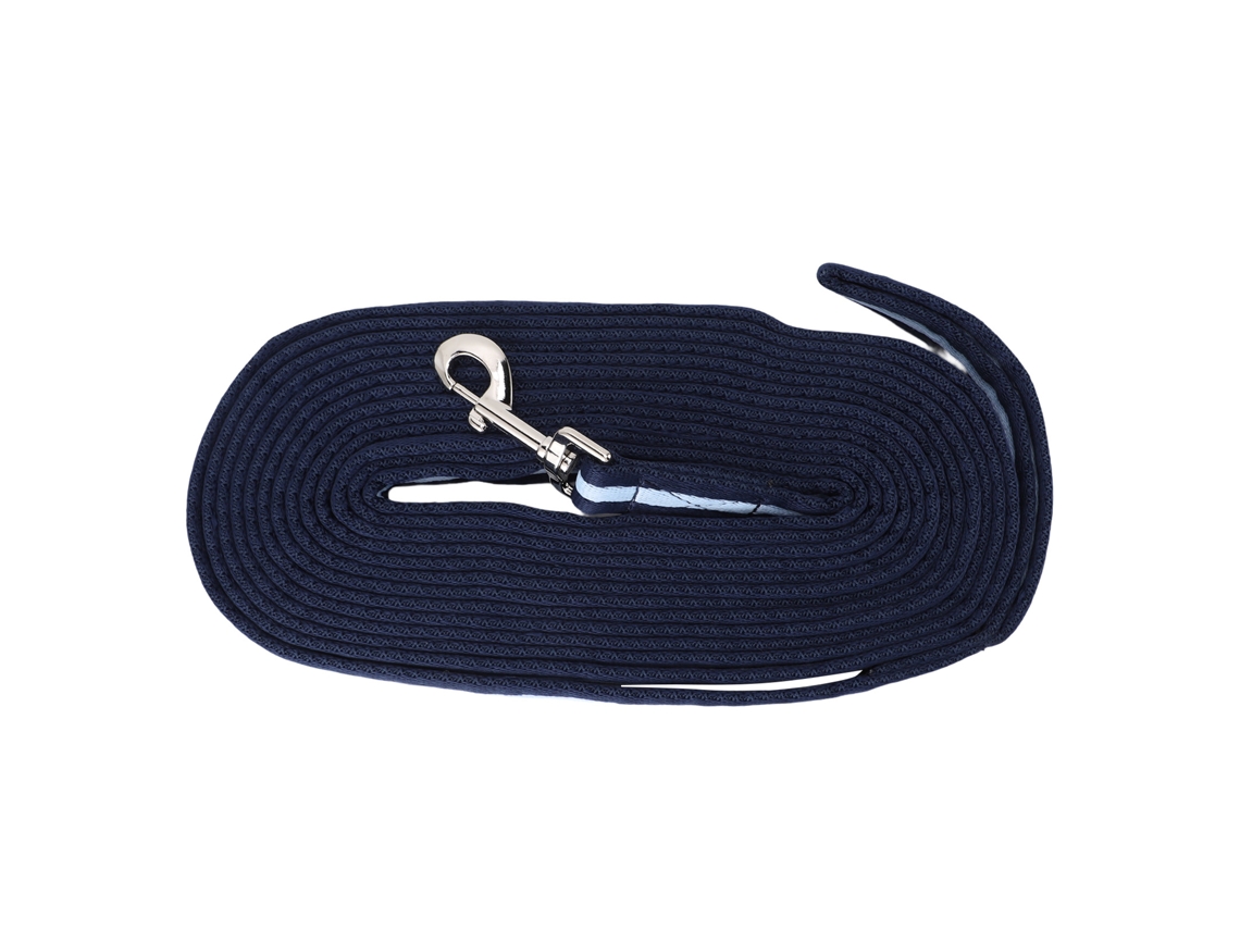 CUECA de treinamento para cavalos, azul marinho, 26,2 pés, poliéster e aço inox, para guiar e montar