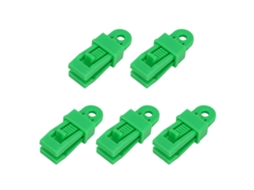 Conjunto de 5 Presilhas Reutilizáveis para Lona, tensionadoras Barraca, Travas Segurança AQUAFORGE