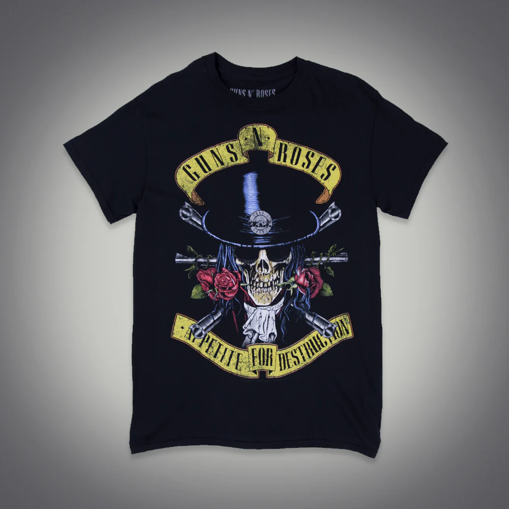Rockinstone Skull And Roses Tee(m)