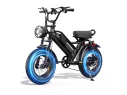 Bicicletas Elétricas Ffyd M6 750w 30 Km/h Autonomia de 70 Milhas, Três Modos, Suspensão Dupla ROLIPO