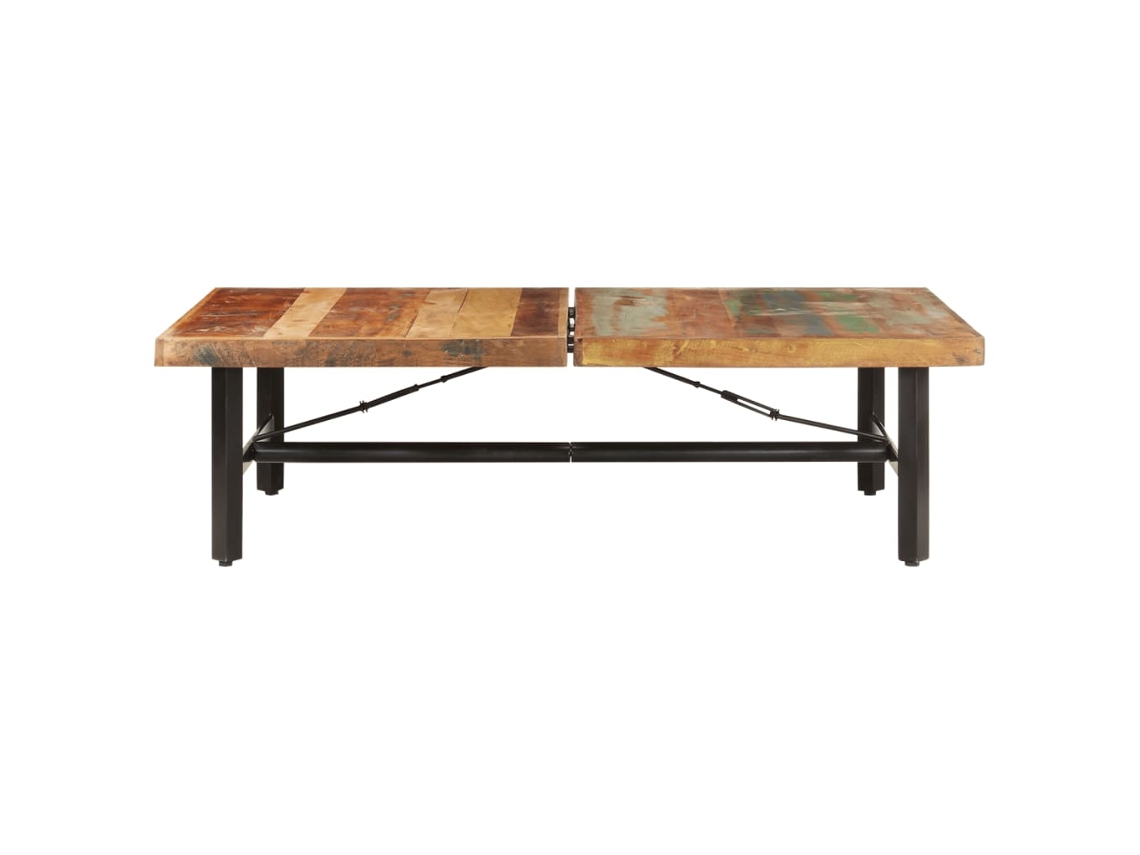 Mesa de Centro 142x90x42 Cm Madeira Recuperada Maciça MAISON EXCLUSIVE