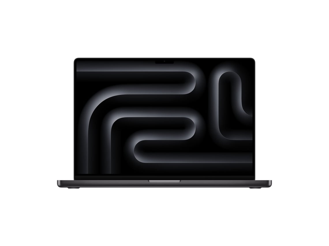 MacBook Pro APPLE Preto Sideral (Outlet Caixa Aberta - 16'' - Apple M3 Pro 12-core - 512 GB SSD - GPU 18-Core)
