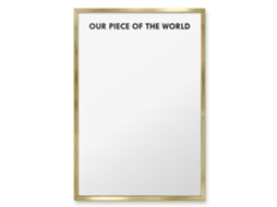 Quadro magnético de parede Nosso Pedaço do Mundo para o quarto Espelharte (40x60 cm)