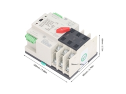 Laxiscreed Interruptor Automático De Transferência 3p Para Duas Fontes De Energia, Ac220v, Rápido