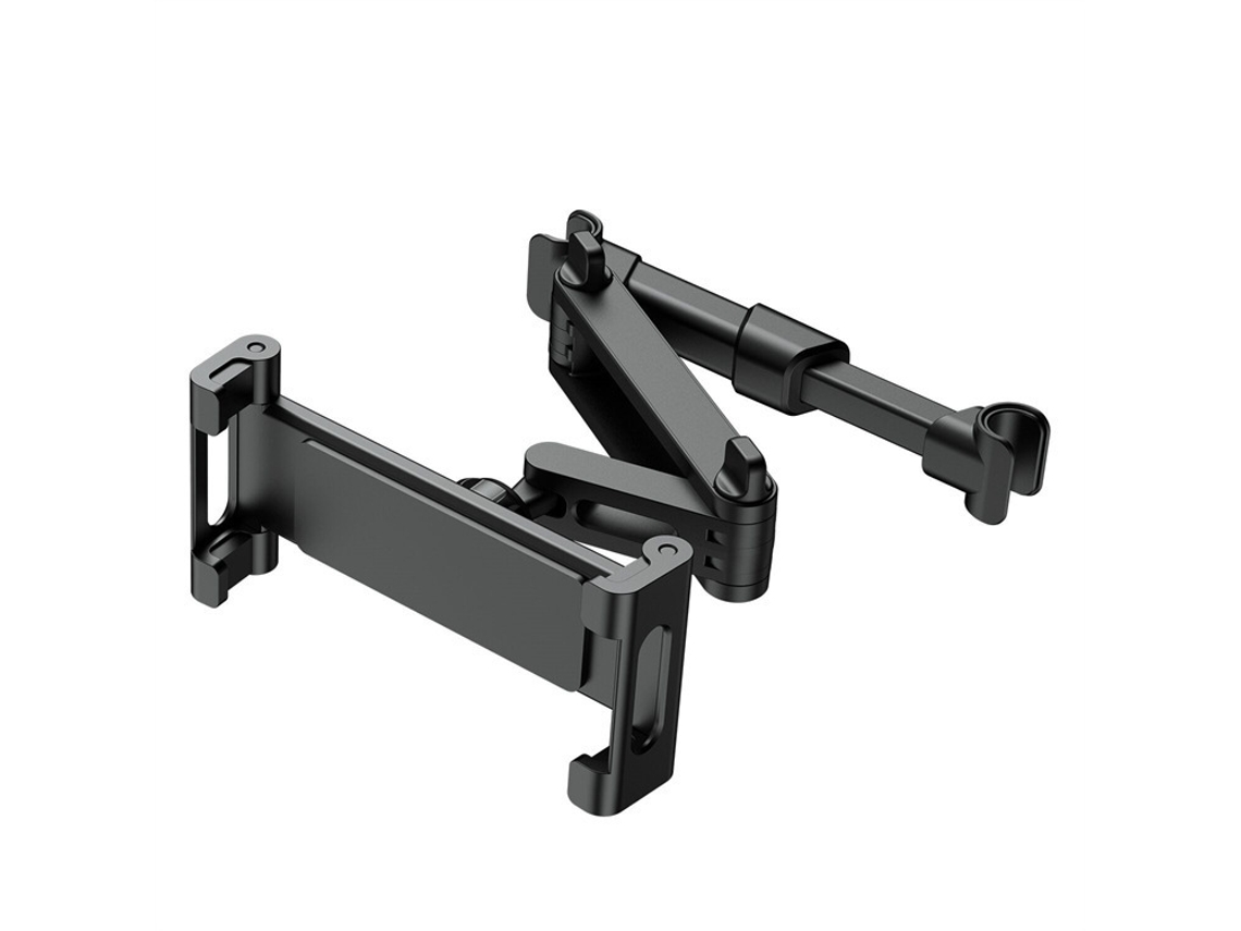 Suporte Ajustável Para Celular E Tablet No Encosto De Cabeça Do Banco Traseiro Do Carro, Com Braço Extensível.