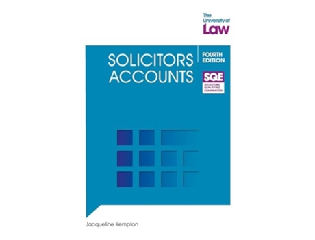 Livro SQE - Solicitors Accounts 4e de Jacqui Kempton (Inglês)