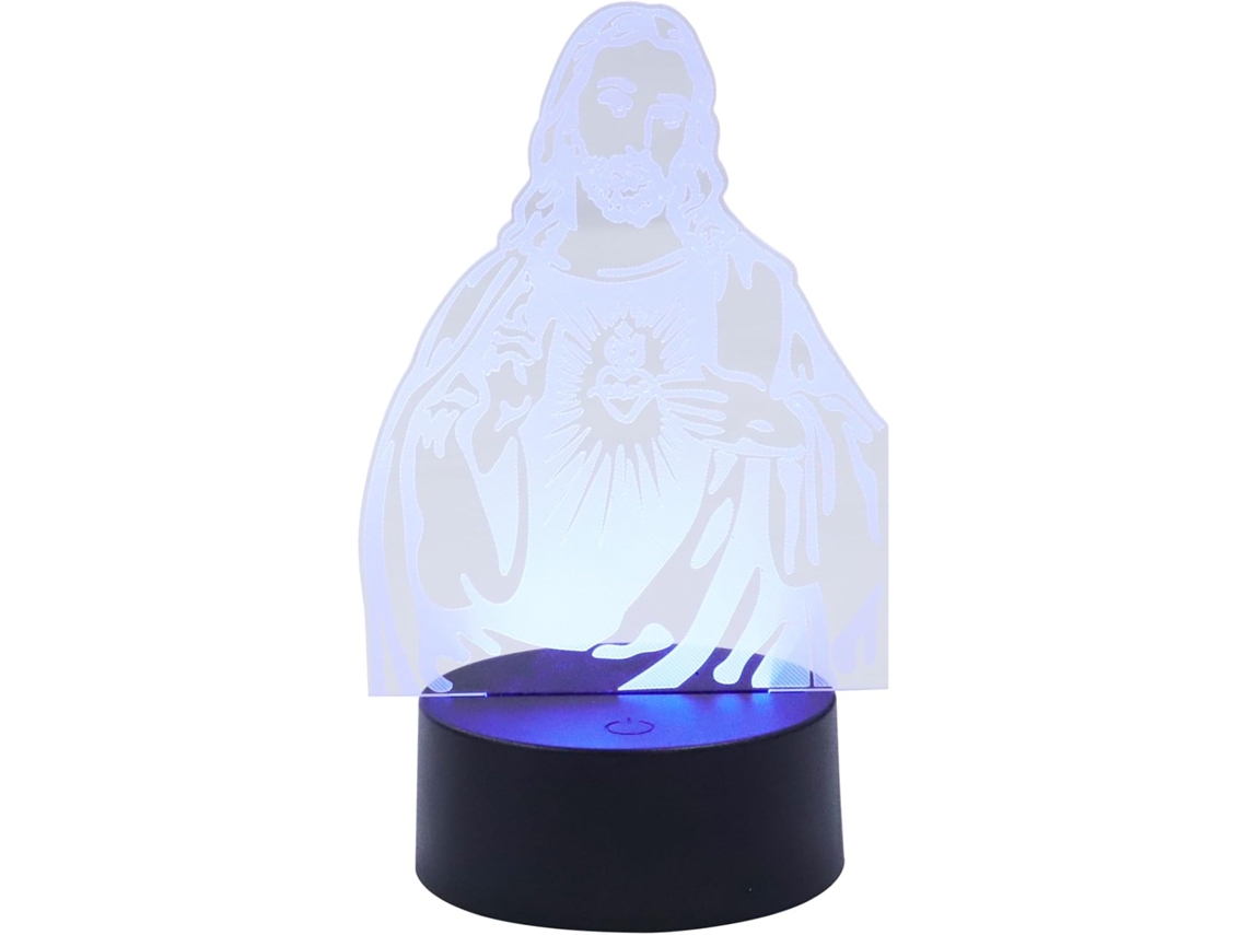 Luminária De Cabeceira Usb Em Acrílico Com Cores Sensíveis Ao Toque, E