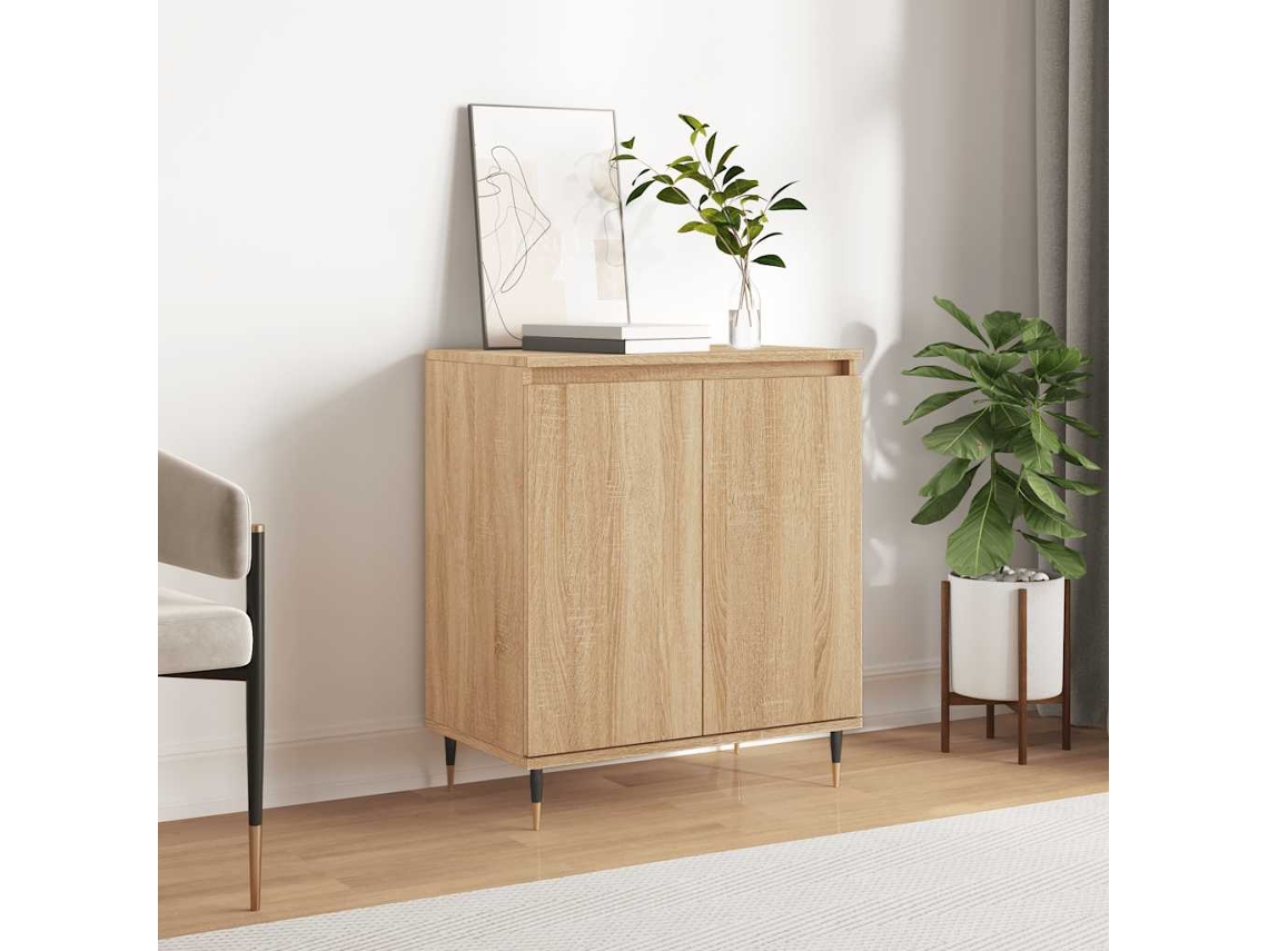 Vidaxl Aparador 60x35x70 Cm Derivados De Madeira Cor Carvalho Sonoma
