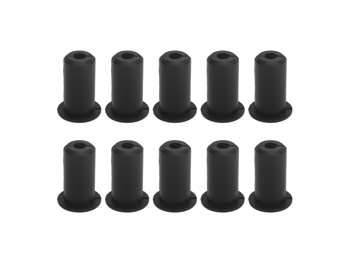 Kit 10 Passagens Cabo Starlink Silicone 0.75in Preto