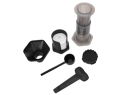 Máquina De Café Portátil De Plástico De 240 Ml Com 400 Filtros Para Casa E Escritório