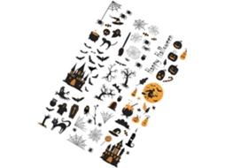 Folhas De Adesivos De Pvc Com Tema De Halloween