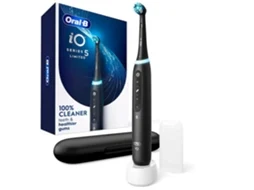 Cepillo de Dientes Eléctrico Recargable BRAUN ORAL-B Io5 Negro + Estuche