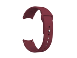 Pulseira De Silicone Com Fecho Invertido Para Samsung Galaxy Watch4 40 E 44 Mm / Watch4 Classic 42 E 46 Mm