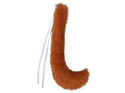 Conjunto de Orelhas e Rabo de Fera, Fox Cat Wolf Raccoon, Falso Pelo, Cosplay Halloween Natal Cor 10