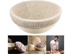 Cesto Banneton Para Pão Artesanal, Formato Redondo, Para Massa Madre, Fermentação Natural E Padaria Doméstica