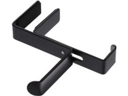 Suporte De Fone De Ouvido Em Metal Preto, Com Altura Ajustável E Resistente Ao Desgaste, Ideal Para Mesas E