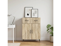 Vidaxl Buffet Carvalho Sonoma 66 X 34,5 X 89,5 Cm Derivados De Madeira