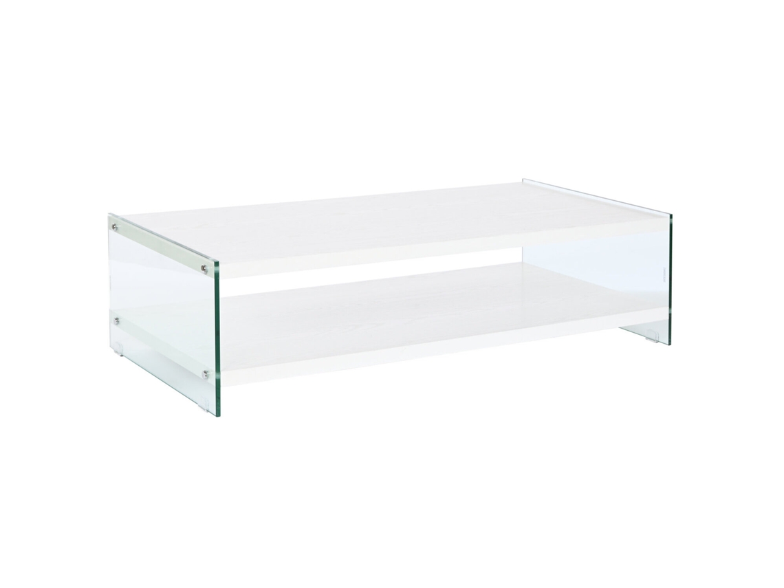 Mesa de Centro em MDF Temperado com Tampo de Vidro AQUANDRA HOUSE LIVING
