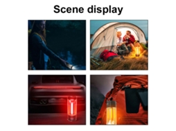 Lanterna Led 3 em 1 Recarregável com Power Bank