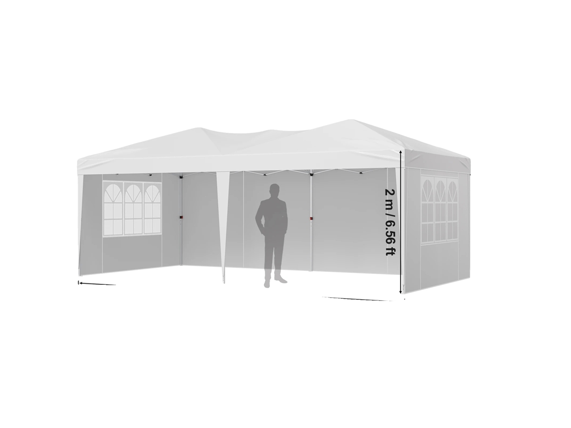 Cobertura, Tecido Durável, Montagem Instantânea, 10x20ft