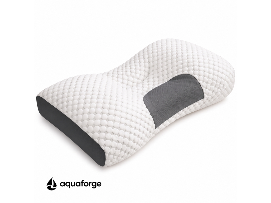 Almofada Cervical Ergonómica Algodão 48 X 74 Cm