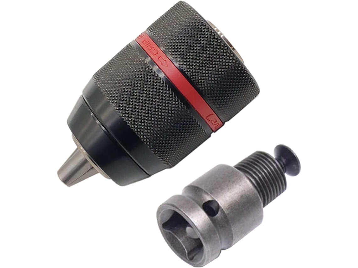 Adaptador De Mandril Metálico Sem Chave 1/2-20unf 5-13mm Para