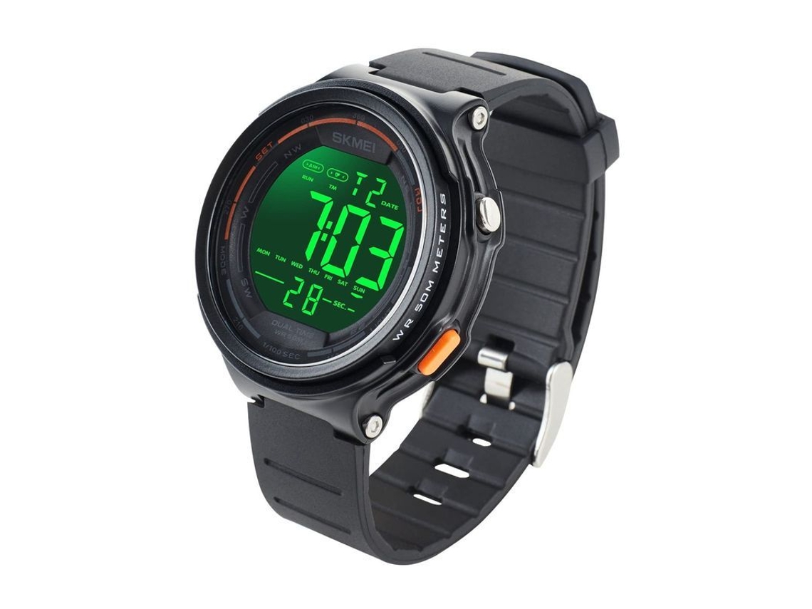Reloj Digital Deportivo 50m Impermeable Niños Niñas Con Cronómetro Alarma Luz El 47mm